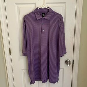 Men’s XL Purple Footjoy Golf Polo